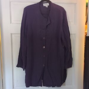 August Max Woman 100% Silk Blouse